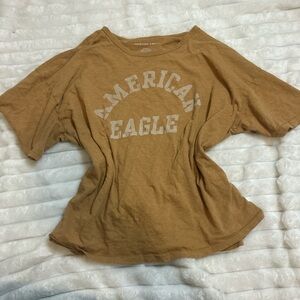 American Eagle Outfitters Women's Tan Top